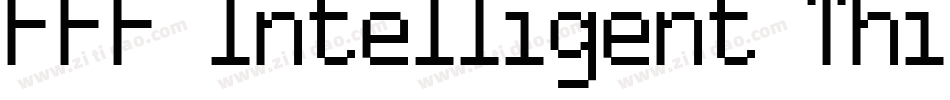 FFF Intelligent Thin Condensed字体转换